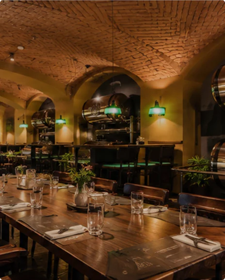 Interiér restaurace Plzeňka Carlsbad