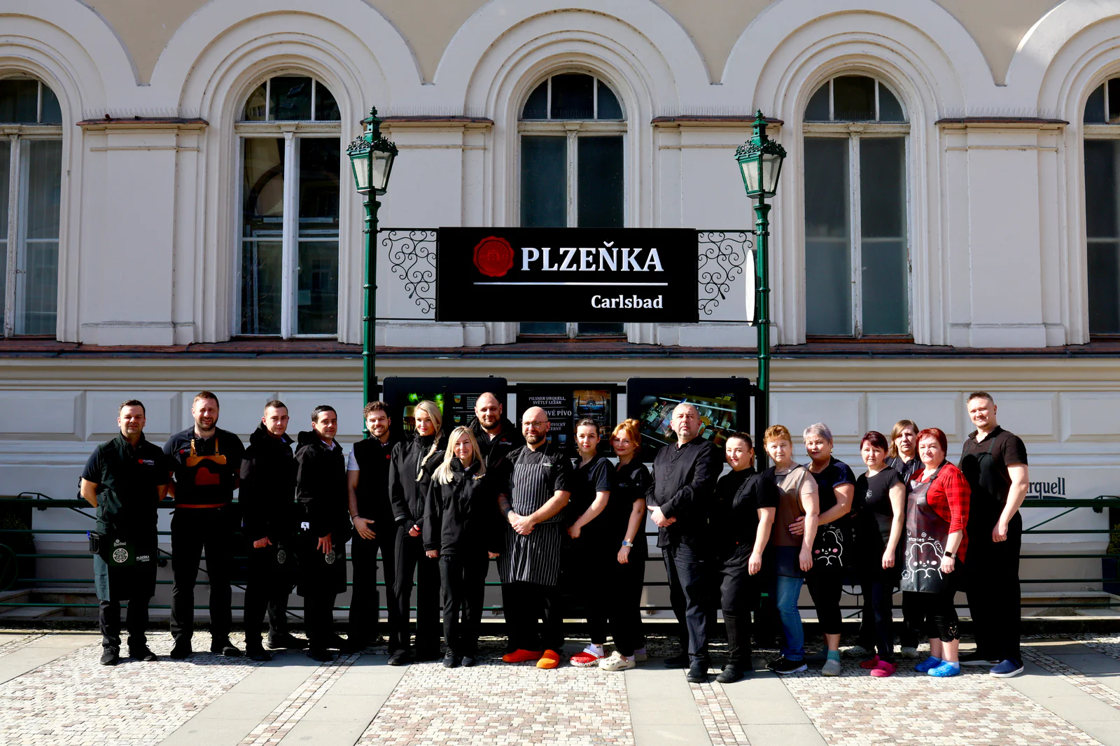 Команда ресторана Plzeňka Carlsbad