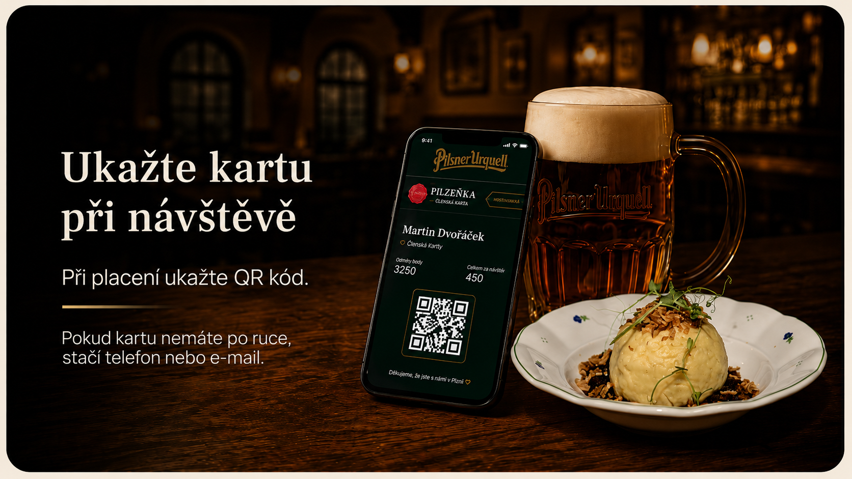 Digitální věrnostní karta v telefonu